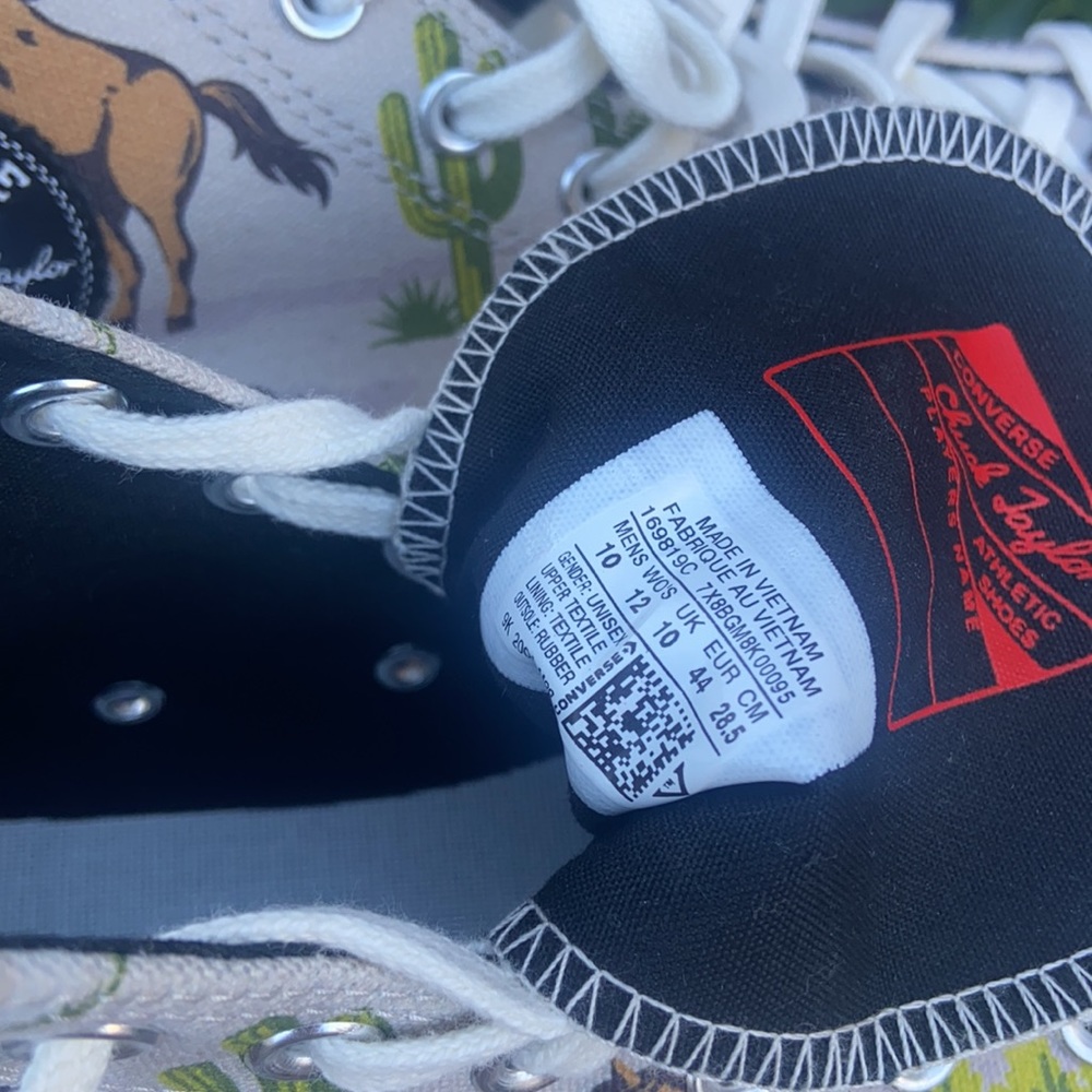 New Western Style men's Chuck 70 Hi Top Sneakers - Picture 15 of 15